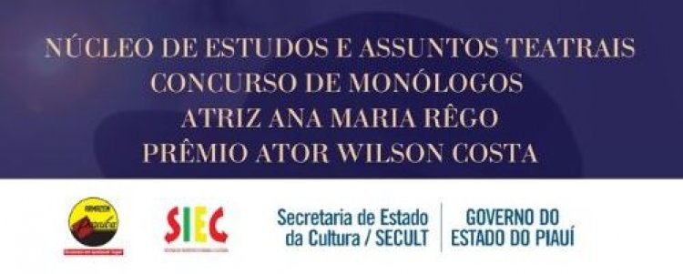 FESTIVAL DE MONÓLOGOS ANA MARIA RÊGO EM TERESINA-PI