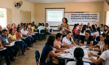 Interior do Maranhão recebe encontros pedagógicos para professores do Ensino Médio